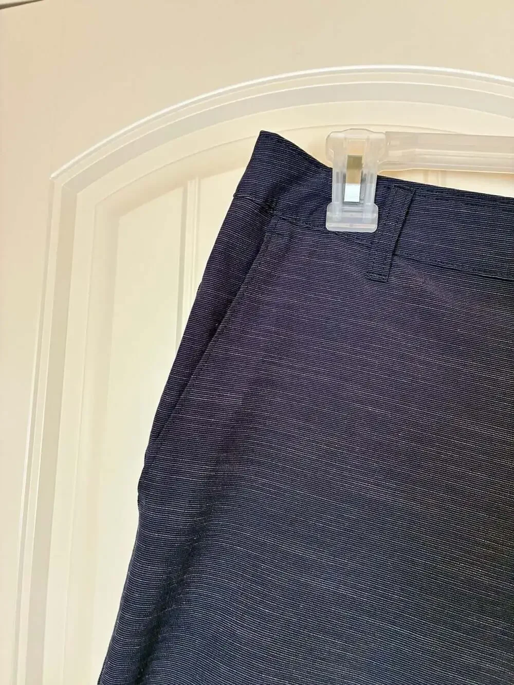 All in Motion Men's Navy Blue Heathered Golf Performance Shorts Size 36